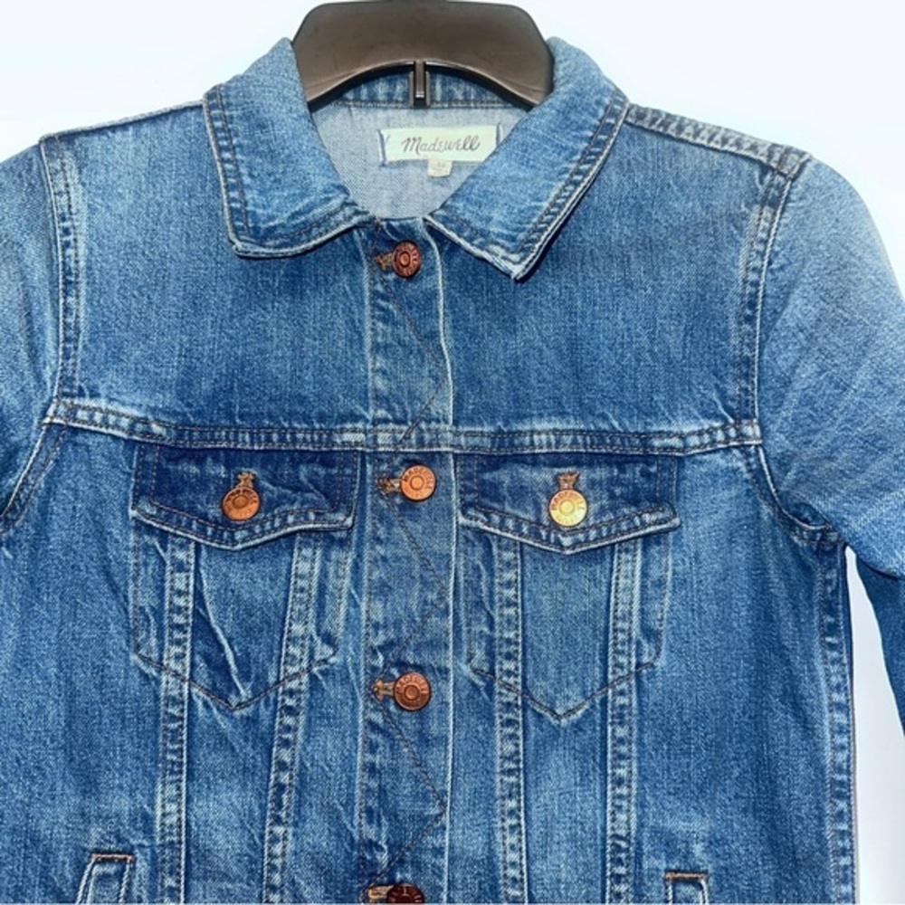 Madewell blue denim jean’s jacket‎ size XS - Picture 10 of 10